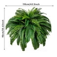 thumbnail image 3 of 2025 New Artificial Fern for Outdoors Ferns Large Artificial Ferns for Front Porch Halls Indoors Gardens Churches Window Box Decorating, 3 of 4