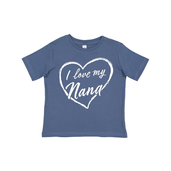 Inktastic I Love My Nana in White Chalk Heart Boys or Girls Toddler T-Shirt