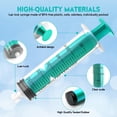 thumbnail image 3 of Jeringa SHAOTONG Luer Lock de 60 ml con tapa sin aguja x20, 3 of 9
