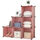thumbnail image 1 of Juguetero Organizador Plástico UTILISIMO 6 Cubos Mueble Modular Rosa, 1 of 5