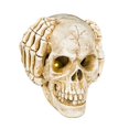thumbnail image 2 of Decoración de Halloween Colcomx Skeleton Horror Gleamy Skull 14x20 cm, 2 of 7
