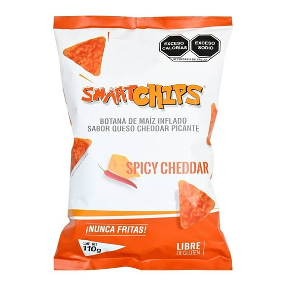 Botana de maíz Smartchips spicy cheddar 110 g