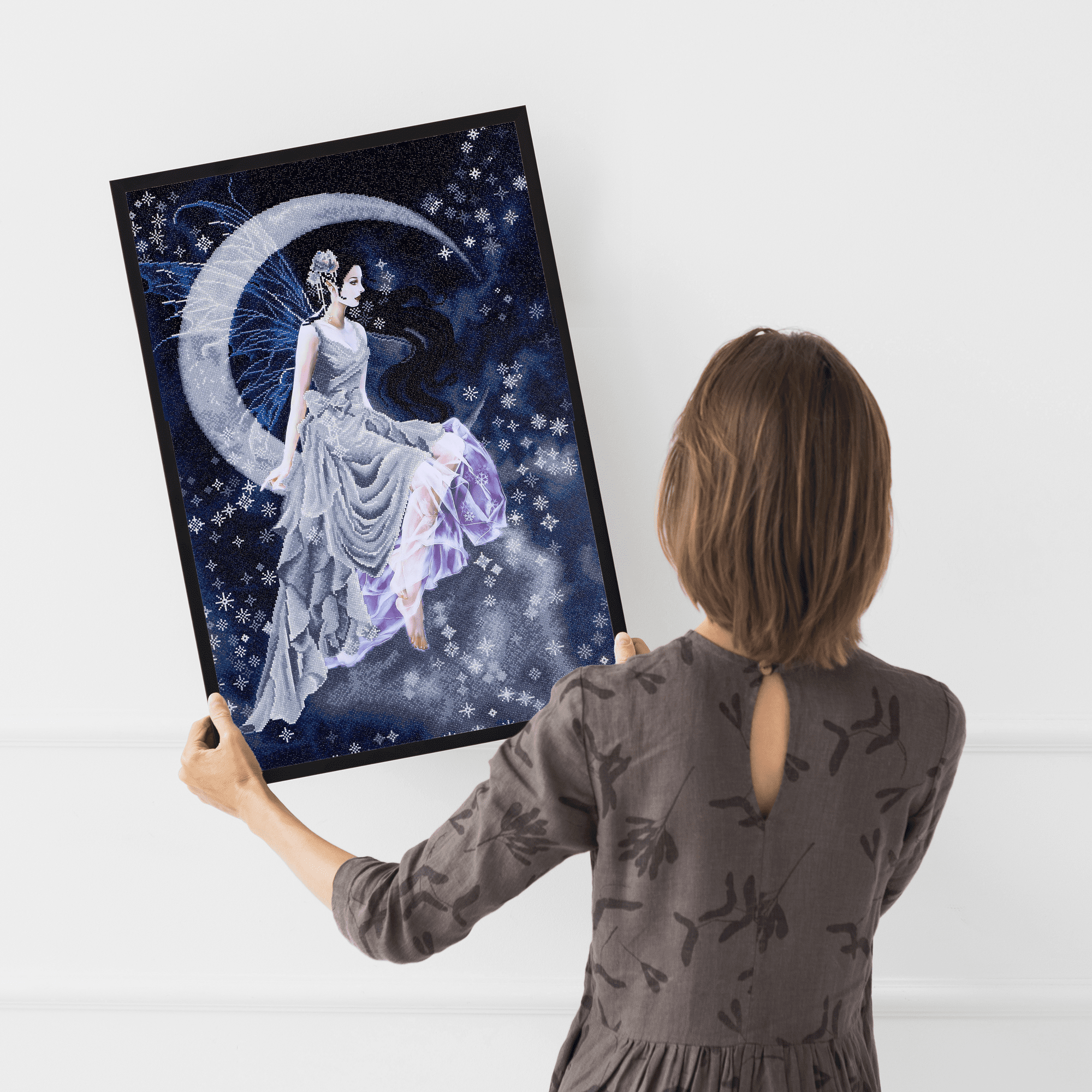 Diamond Dotz Frost Moon Fairy Diamond Painting Kits for