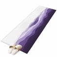 thumbnail image 6 of Purple Ombre Kitchen Runner Rug 2x6 Washable Runners for Hallway Non Slip Summer Minimalist Ocean Waves Large Area Rug Indoor Floor Carpet for Bathroom Laundry Entryway Bedroom Living Room, 6 of 8