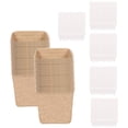 thumbnail image 3 of Seed Starter Kit, 100-Cell Peat Pots with 50 Plant Labels, Biodegradable Pulp Seedling Trays for Gardening, 3 of 8