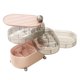 thumbnail image 1 of Organizador de Maquillaje Giratorio Multifuncional de 360  degree Almacenamiento de Cable de Alimentación Clasificación Almacenamiento de Cosméticos Estante Rosa 4 capas perfecl  Almacenamiento del cable de alimentación, 1 of 8