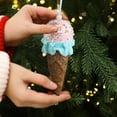 thumbnail image 6 of TOPRenddon Ice Cream Party Decorations Ornaments, Christmas Tree Hanging Candy Gift, Macaron Color Dessert Ice Cream Pendant Set for Xmas New Year Easter Birthday Home Party Supplies, 6 of 6
