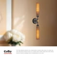 thumbnail image 4 of Alora Lighting WV491223MBTJ Colby 2 Light 3" Wide Bath Bar - Matte Black / Tan Jute, 4 of 7