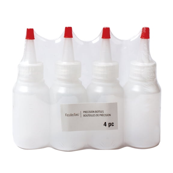 Recollections Plastic Precision Bottles, 12 Packs: 4 ct. (48 total)
