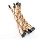 thumbnail image 1 of Zyamy 10 Piezas 4P Línea 4P Pines Paso de 2,54 Mm Conector de Cable Hembra a Hembra Cable de Puente Multicolor para Placa de Pruebas 20 cm, 1 of 1