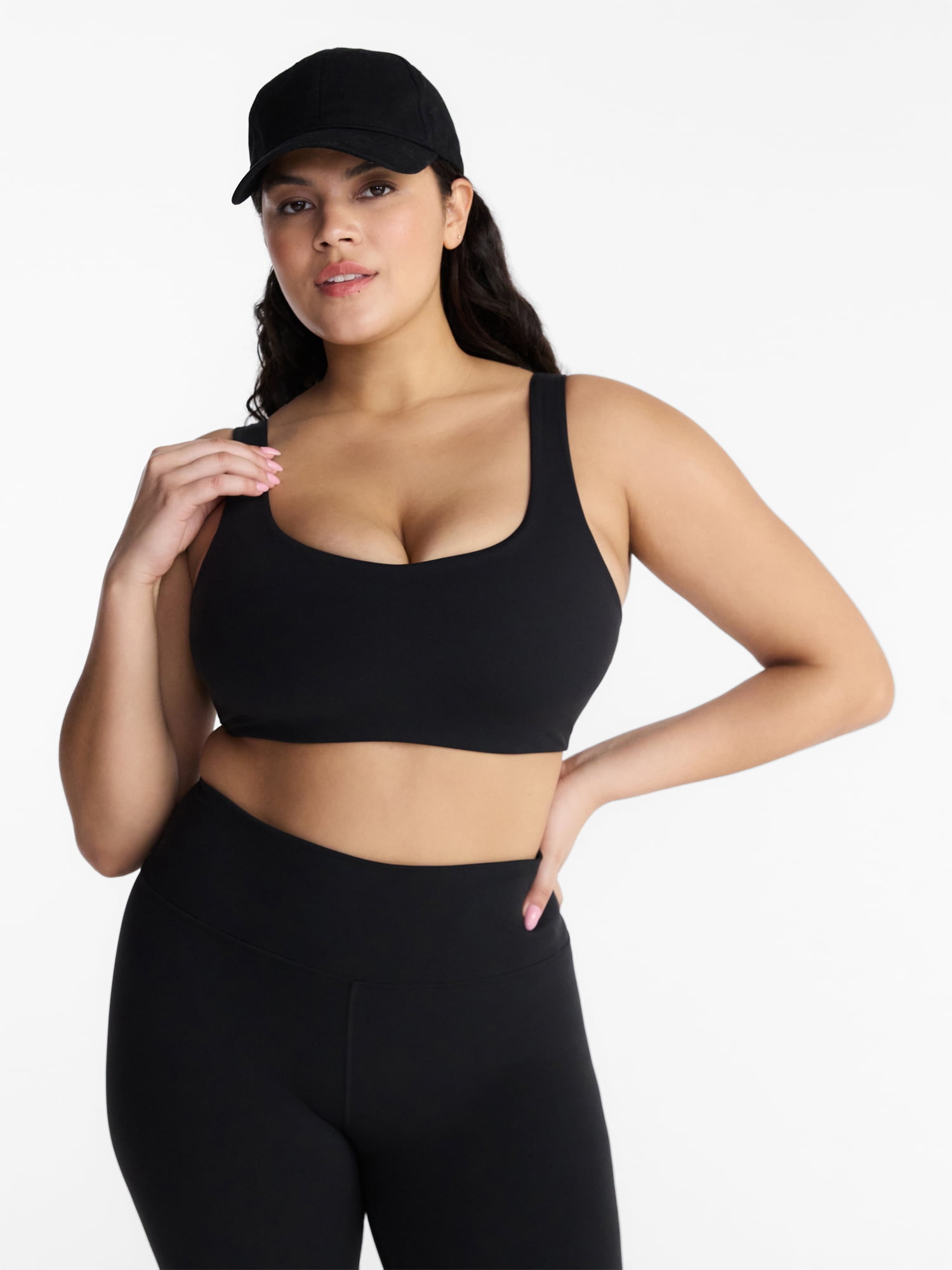 Avia Women's and Women's Plus SoftSculpt Cross Back Sports Bra, Sizes XS-4X