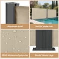 thumbnail image 5 of 276" x 71''Retractable Side Awning, Waterproof & UV-Resistant, Privacy Screen Divider Roll Up Balcony(Beige), 5 of 6