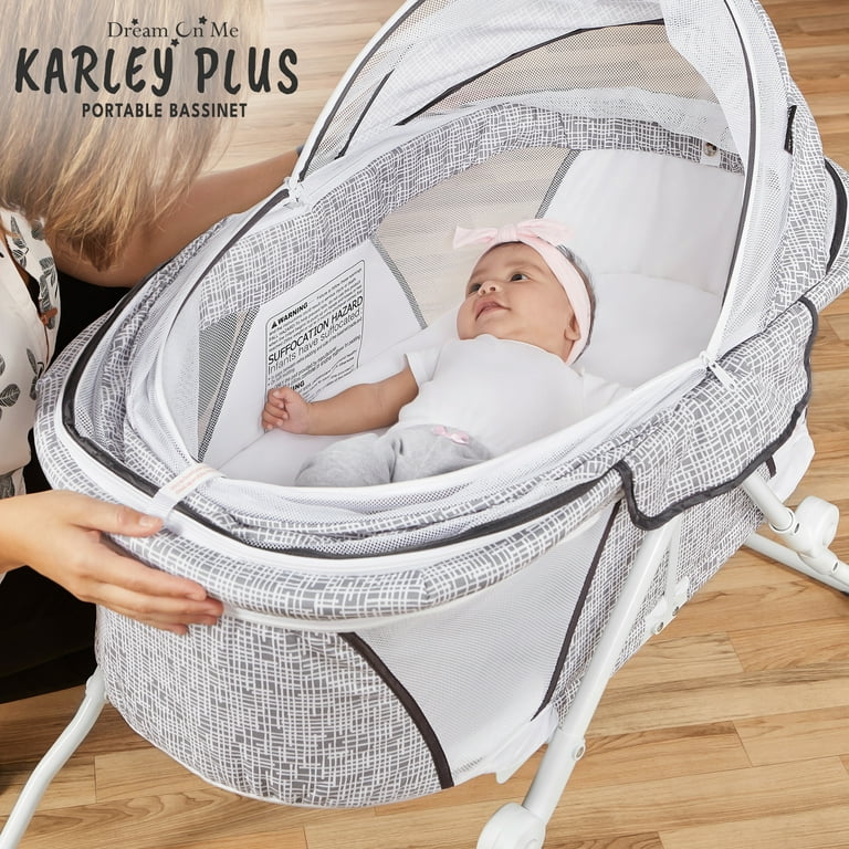 TansyPanda Bassinet Sheets For Dream On Me Karley, Lacy, Small