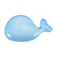 thumbnail image 1 of Reposamuñecas de gel Uxcell, soporte para muñeca para mouse en forma de ballena, almohadilla ergonómica suave de silicona, cojín cómodo para juegos de computadora, oficina y hogar, azul brillante, 1 of 6