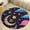 Flannel, variant on Colorful Star Pattern Round Area Rugs for Bedroom Living Room, 5FT Soft Indoor Circle Carpets, Carpet Home Decor Floor Mat