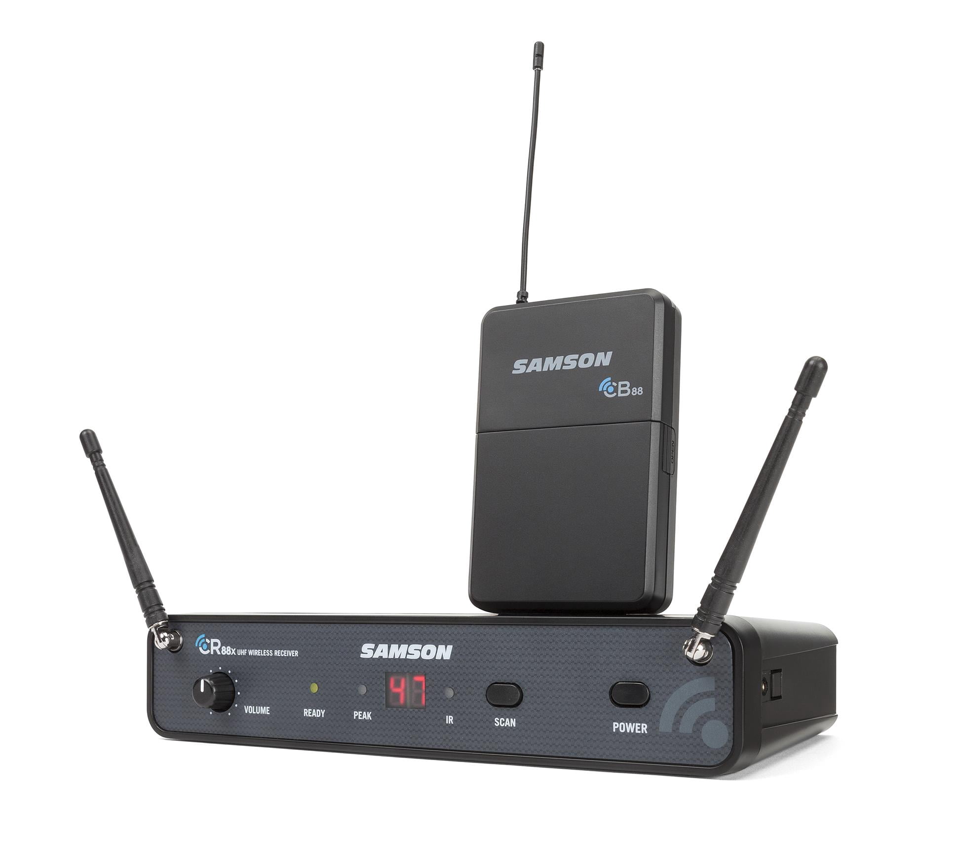 SAMSON Concert 88x Wireless UHF Lavalier Microphone Lav mic - D Band+Speaker