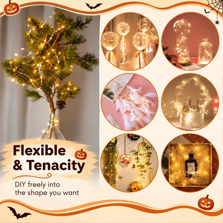 Warm White Fairy String Lights Battery Operated 12 Pack photo 6