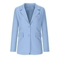 thumbnail image 4 of Womens Casual Blazers Open Front Long Sleeve Work Office Suit Jackets Blazer, 4 of 6