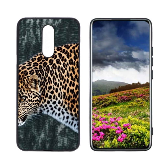 Compatible with LG K12 Plus Phone Case, Leopard-70 Case Men Women, Flexible Silicone Shockproof Case for LG K12 Plus