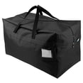 thumbnail image 1 of iwill CREATE PRO Bolsas de almacenamiento de lona de viaje resistentes al agua con adornos de gran tamaño de 100 L con asas de transporte, color negro, 1 of 5