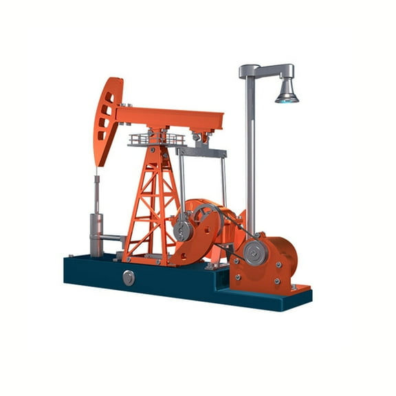 Metalkit Crafts Works 3D Pumping Unit Model Building Kit Build a Pumpjack