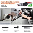 thumbnail image 3 of Handheld Vacuum Cleaner Cordless, Rechargeable (USB Charge), Powerful Suction Cleaner, Portable Hand Vacuum for Pet Hair Home and Car Cleaning, Wet & Dry, 3 of 5