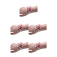 thumbnail image 1 of Matsuzay Wrist Flower Wedding Supply Accessories Art Props Layout Corsages Decorations Crafts Bracelets Marriage Flowers Hand Party Dance 9.00*7.00*0.80 cm 5Conjunto, 1 of 6