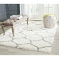 thumbnail image 2 of Safavieh Hudson Shag 10' X 14' Power Loomed Rug in Ivory and Gray, 2 of 3