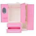 thumbnail image 3 of Armario de casa de muñecas con puerta, armario de casa de muñecas de 3 puertas, armario de casa de muñecas, accesorios para casa de muñecas, los mejores de su clase, 3 of 8