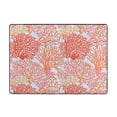 thumbnail image 7 of Area Rugs For Living Room Decor - Corals Soft Anti Slip Throw Washable Rugs 5x7 For Bedroom, Indoor Carpet For Bedroom Living Room 80x58In, 7 of 7