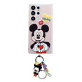 thumbnail image 1 of Para Samsung S22 S23 Ultra Lindo Mickey Minnie Stitch Winnie Pooh Daisy Duck Funda De Teléfono De TPU Suave Antiarañazos Con Colgante De Juguete 3D Cubierta A Prueba De Golpes Carcasa Protectora Caída, 1 of 4