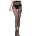 thumbnail image 2 of Kayannuo Pantyhose for Women Sheer Leggings for Women Women Pants Mesh Perspective Leggings Plus Size Fishnet Netting Stockings Valentine's Day Gifts, 2 of 3