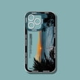 thumbnail image 1 of Funda de teléfono con paisaje Natural para iPhone, carcasa a prueba de golpes, color púrpura, azul, atardecer, nieve, montaña, 14, 13, 12, 11 Pro Max, XR, X, XS, 1 of 4