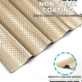 Bread Pan, Premium Nonstick Perforated Pan for French Bread Baking, 4