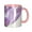Pink, variant on Lemon Fresh Coffee Mug Fun Custom Ceramic Mugs 11oz Black