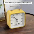 thumbnail image 3 of Silent Clock Students Sleep Luminous Quartz Watch Clock Yellow, 3 of 5