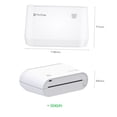 thumbnail image 4 of Portable Mini Wireless Thermal Label Printer 304 DPI Inkless Pocket Sticker Maker Compatible with Android iOS Windows for Photo Notes Receipt Work Study White, 4 of 5