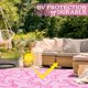 thumbnail image 4 of Alfombra Nuanchu Outdoor impermeable con lazo rosa, 152 x 244 cm, 4 of 7