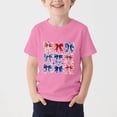 thumbnail image 2 of FAVIPT 4th of July Tee Shirts for Girls 250 Years Boys American Flag Shirt Red White Blue Tshirt Independence Day Top Pink,12-13Years, 2 of 6