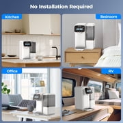 Countertop Reverse Osmosis Water Purifier with 6-Stage RO Filtration, Mineralization, and Smart Display Hydrofast B100 Ro Water Filter System
