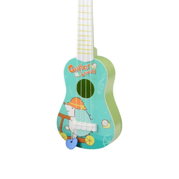 Enfants Petite Guitare avec des Lumières Rythmiques et des Sons Amusants  Instruments de Musique Éducatifs Jouet de Guitare Électrique pour les