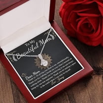 Alluring Necklace for Mom On Christmas Day from Daughter, First Mothers Day Gifts, from Son to mum, with personalized Message Card Jewelry