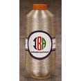 thumbnail image 5 of IBA Indianbeautifulart EmbroideryZari2 ply Thread For Sewing MachineSilverMetallicThread ForEmbroideryNeedle Work 5000M Spool, 5 of 6