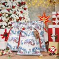 thumbnail image 6 of Naloa Snowy Cottage Holiday Scene Drawstring Christmas Bags, 3D Xmas Gift Bags, Christmas Wrapping Bags, Xmas Goodie Bags, Treat Pouch Bags, Party Favor Bags-Medium, 6 of 9