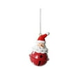 thumbnail image 2 of Herrnalise Santa Claus Snowman Bell Pendant Iron Bell Decoration Christmas Tree Pendant Decoration Ornaments for Christmas Tree Farmhouse Christmas Tree Decorations, 2 of 9