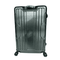 thumbnail image 3 of TRAVLR Valise Rigide Moyenne à Imprimé Texturé (25 Pouces) Extensible, Anti-Rayures, Huit Roues Silencieuses et Serrure TSA - Vert Foncé, 3 of 5