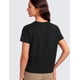 thumbnail image 2 of Remera CRZ YOGA de Algodón Pima Negra de Manga Corta XL, 2 of 4