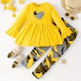 thumbnail image 2 of Gerichy Baby Girl Clothes Infant Toddler Girl Clothes Fall Winter Outfits Long Sleeve Pullover Tops Kids Pants Sets 1-6T, 2 of 5