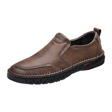 NOKIO Classic Penny Loafers For Men Comfortable Casual Shoes For Men Men S Leather Moccasin Shoes Fashion Summer Men Mesh Breathable Flat Lightweight Comfortable Casual