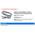 thumbnail image 2 of Ignition Control Module Connector - Compatible with 1990 Buick Riviera, 2 of 2